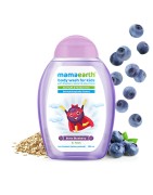 Mamaearth Brave Blueberry Body Wash For Kids With Blueberry Extract & Oat Protein, 300ml (2+ Years)